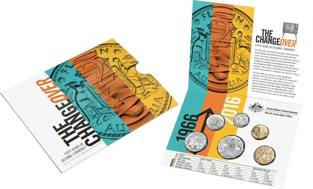 Lot 22 — 2016 Changeover Year Mint Set - 50 years of Decimal Currency