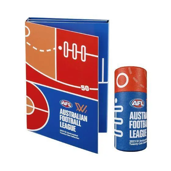 Lot 46 — 2023 AFL 2023 Coin Set - Folder and Sealed Tube