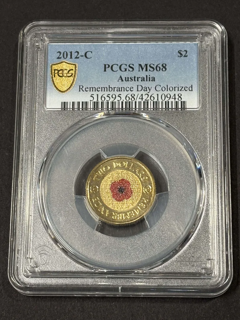 Lot 30 — 2012 $2 C-Mint Red Poppy! Huge grade MS68