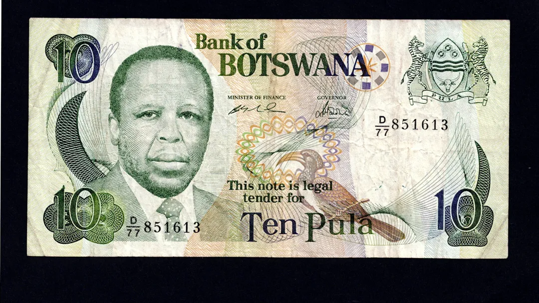 Lot 17 — Bank of Botswana 10 Pula Banknote