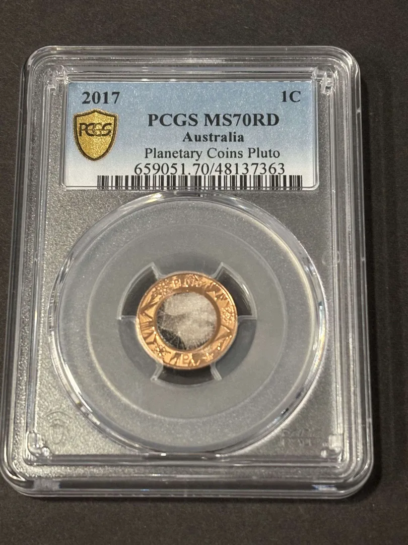 Lot 48 — 2017 1c Planetary Coin Pluto MS70RD